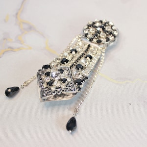 Goblin King Jareth Labyrinth Masquerade Ball Cosplay Costume Brooch Pin Version Black Crystal Fantasy The Labyrinth Halloween Q