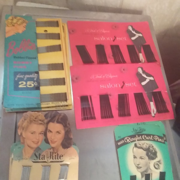 Vintage Bobby Pins Etsy