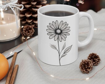 Sip & Smile Ceramic Mug: Motivational Coffee Cup (11oz and 15oz)