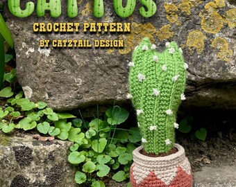 Cat Cactus (Cattus) Amigurumi Crochet PDF Pattern