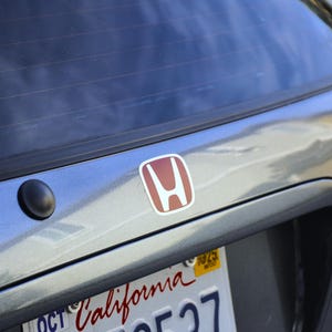 Honda "H" Emblem Badge vinyl decal sticker.