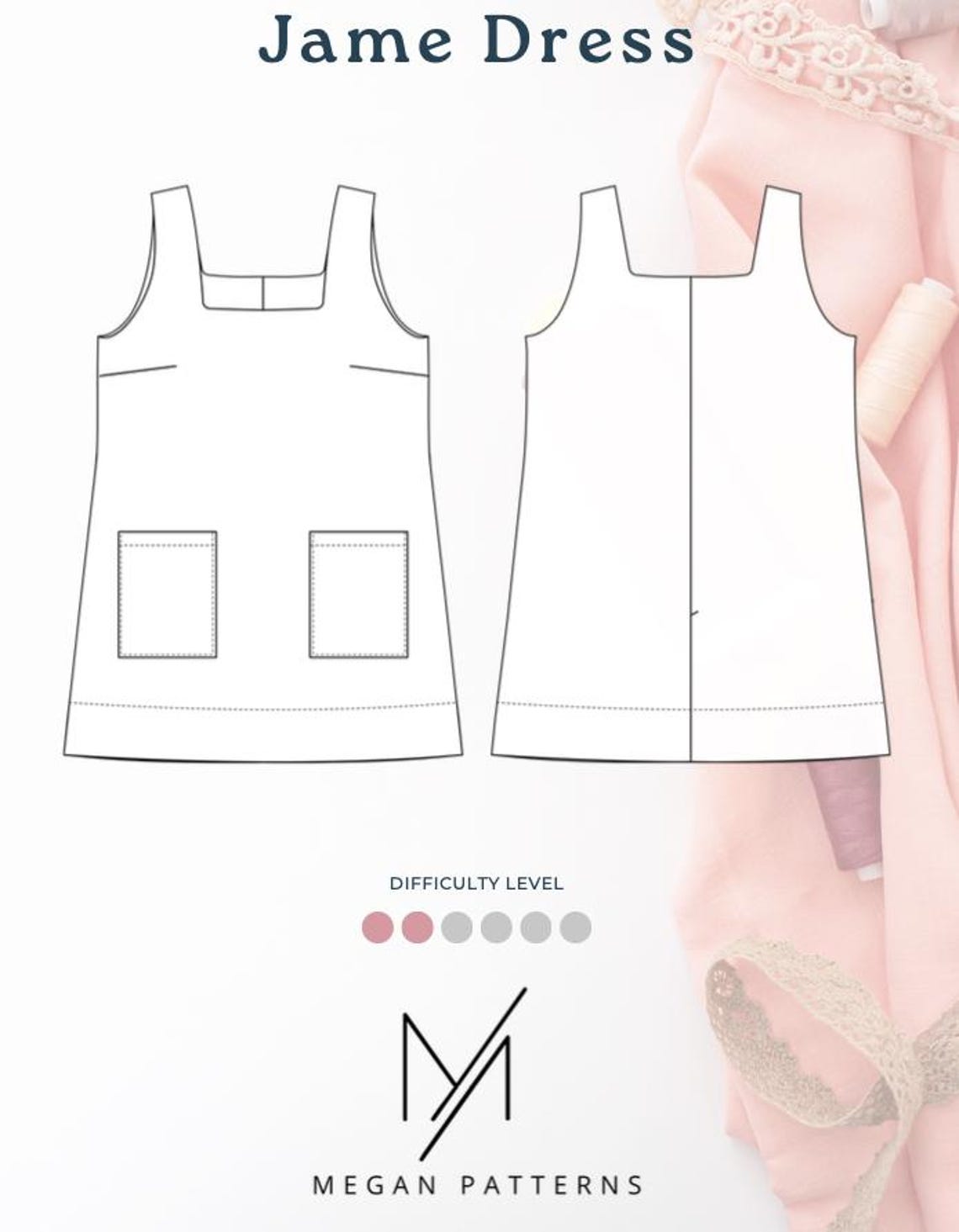 Linen Dress Sewing Pattern Bundle: Easy Beginner-friendly XS-5XL ...