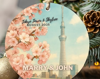 Vintage TOKYO TOWER Bronze Medallion: Mt. Fuji & Japanese Bridge