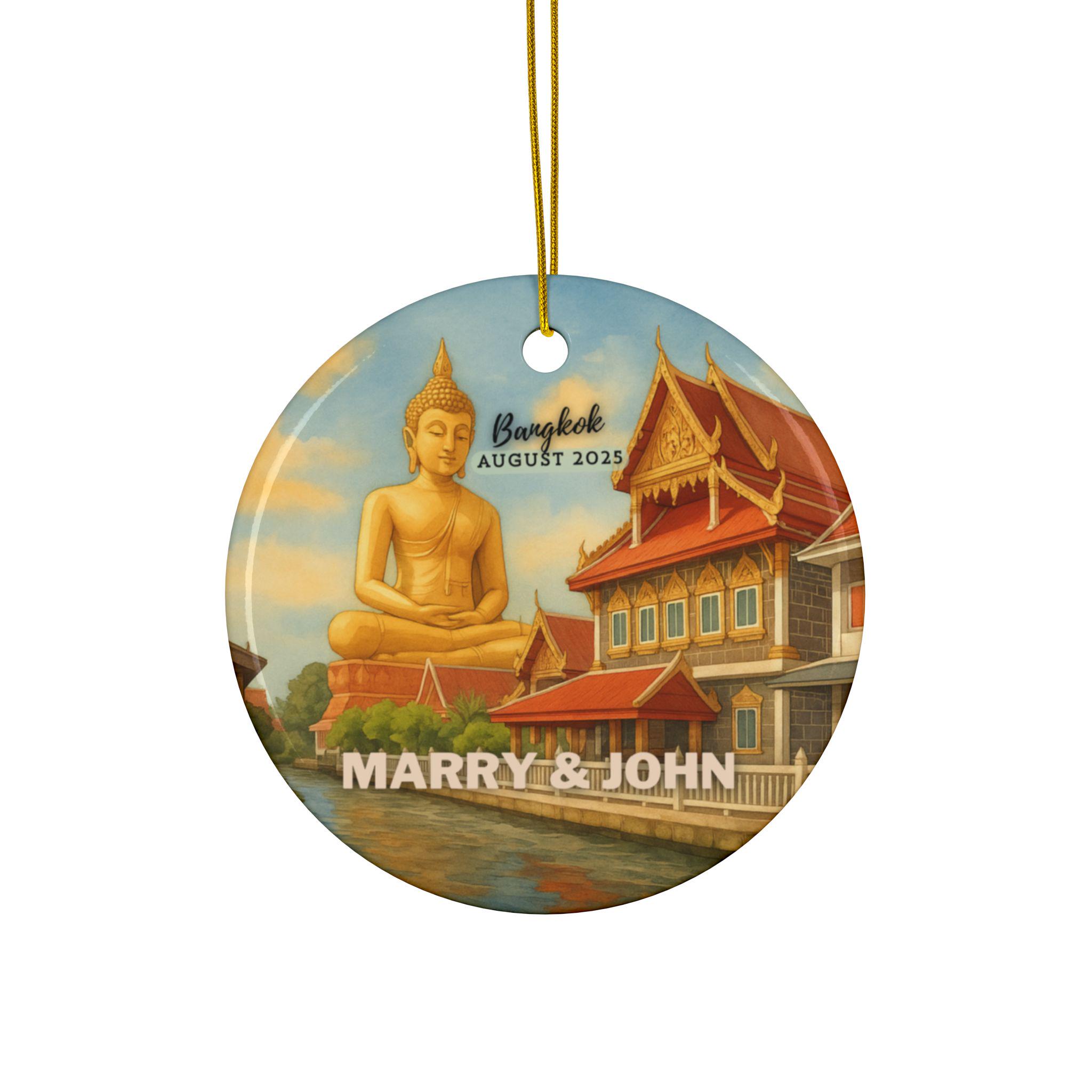 バンコク、タイ旅行ギフト – 文化的な装飾品 – 都市の休日の記念品