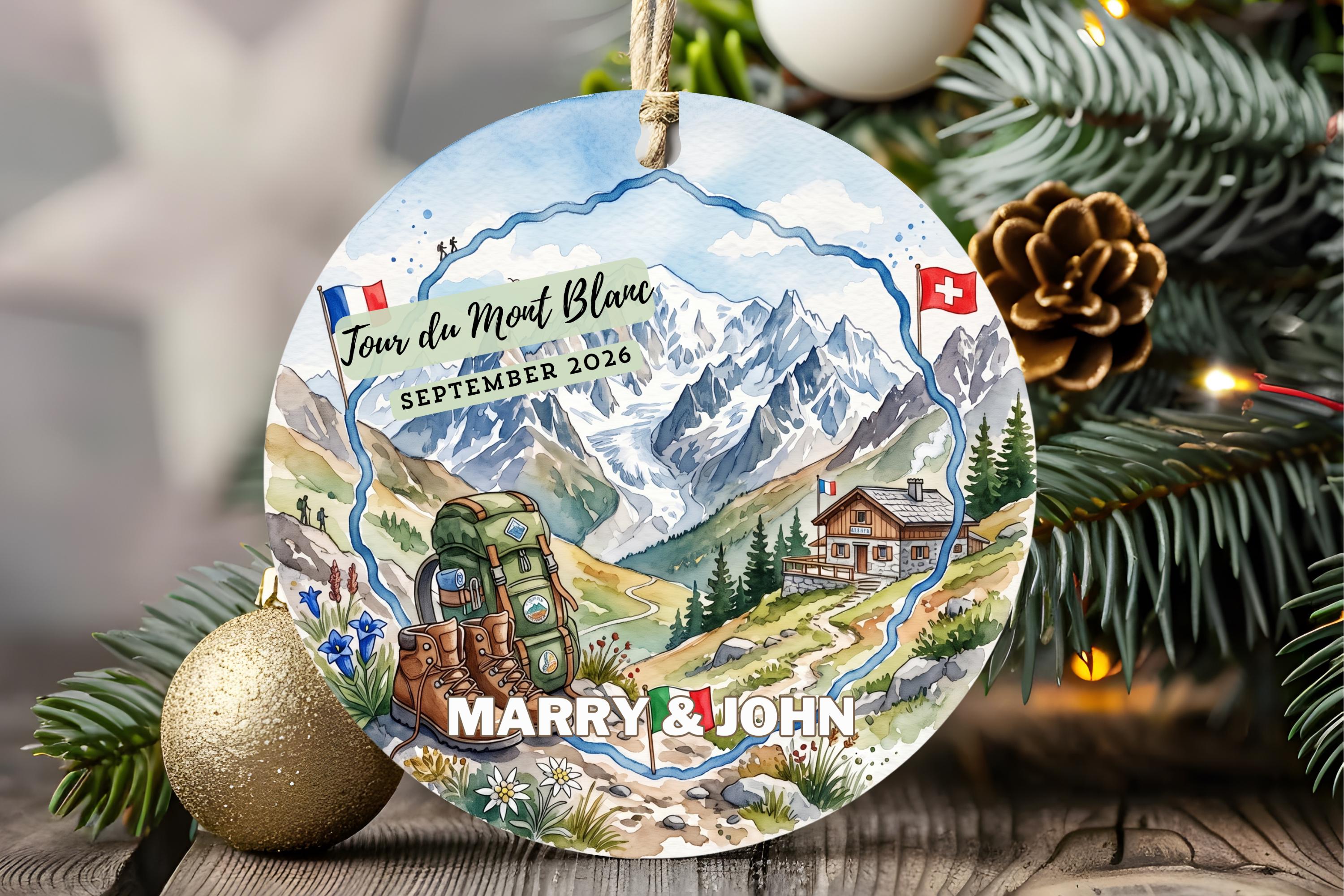 Tour Du Mont Blanc Ornament - Etsy