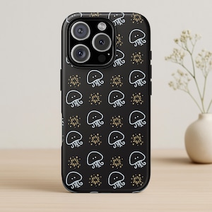 Tough Cases, Jellyfish Pattern Phone Cover, Marine Life Gift, Sea Creature Accessory, Ocean Lover Case, Cute Phone Protection, Marine Animal