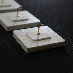 Key holder with hooks | Modern hallway wall decoration | Minimalist key rack | Organize your entryway | Housewarming gift