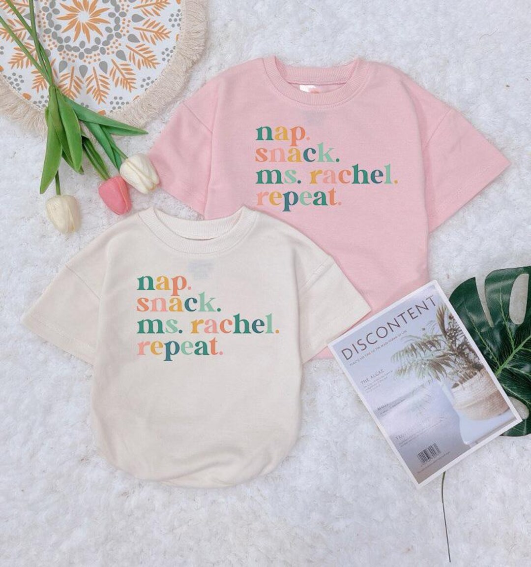 Ms. Rachel Repeat Baby Romper, Minimalist Natural Baby Clothes - Etsy