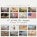 July 4th Frame TV Art Set, Independence Day Bundle TV Screensaver, Digital Download S8