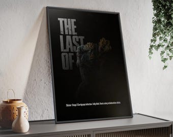 The Last of Us Clicker Poster | Stage 3 Cordyceps Infection Art Print