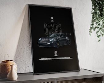 Porsche 911 GT3 RS 2025 Framed Poster | German Sports Car Wall Art