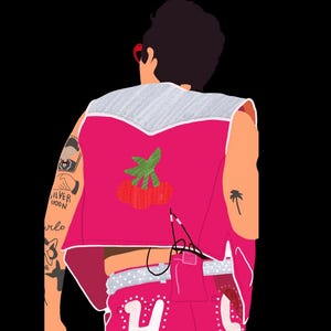 Adesivo Coachella di Harry Styles