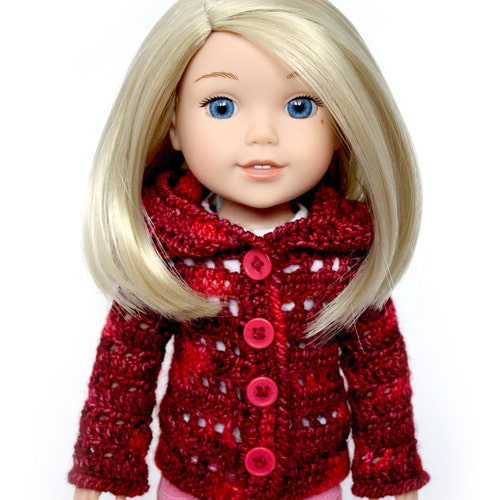 Download Now CROCHET PATTERN 18 Doll Classic Sweater Etsy