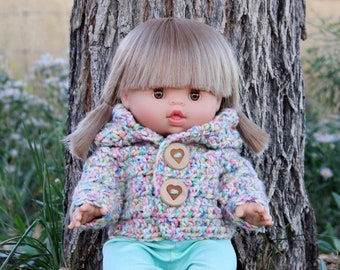 Crochet Pattern - 13" Minikane Doll Baby Jacket