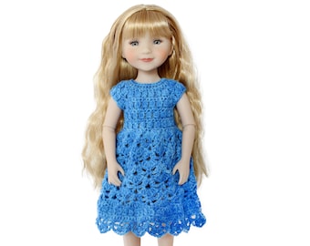 Download Now - CROCHET PATTERN 15" Doll Spring Petal Dress Crochet Pattern