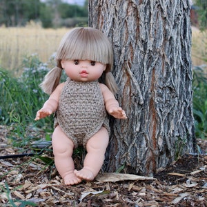 Crochet Pattern - 13" Minikane Doll Baby Bodysuit