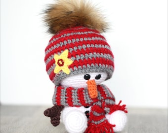 Download Now - CROCHET PATTERN Snowman