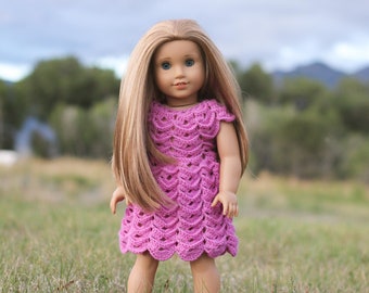 Download Now - CROCHET PATTERN 18" Doll Emma Dress