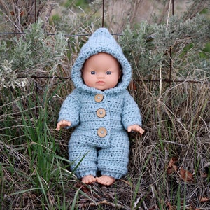 Crochet Pattern - 13" Minikane Doll Baby Bunting