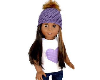 Download Now - CROCHET PATTERN 18" Doll Whirlwind Hat