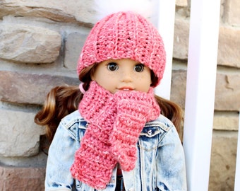 Download Now - CROCHET PATTERN 18" The Blizzard Hat and Scarf
