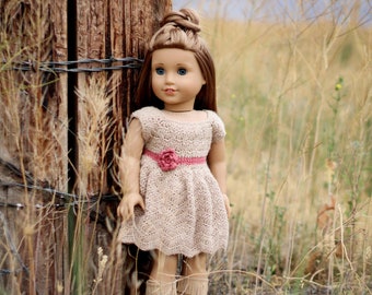 Download Now - CROCHET PATTERN 18" Doll Sunrise Sunday Dress and Top