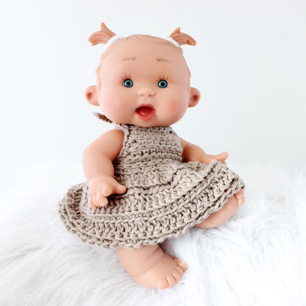 Download Now - CROCHET PATTERN 10" Pepote Doll Addy Dress