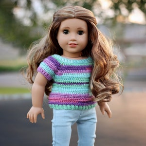 Download Now - CROCHET PATTERN 18&quot; Doll Classic Sweater