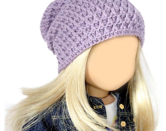 Crochet Pattern 18" Doll Snow Day Hat