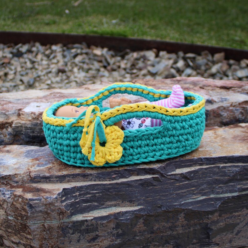 Download Now CROCHET PATTERN 8 Doll Baby Basket - Etsy