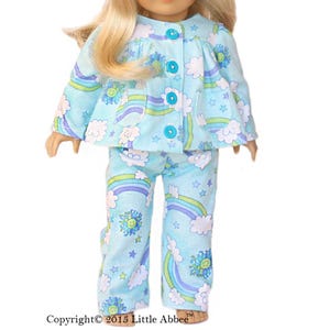 Wzór szycia piżamy na imprezę piżamową dla lalek o długości 18 cali – pobierz plik PDF