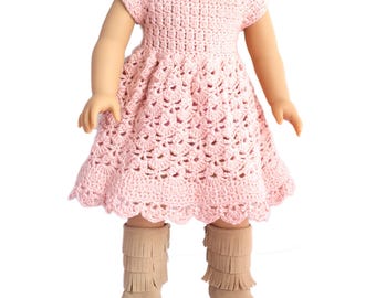 Spring Petal Dress Crochet Pattern | Fits 18” Dolls