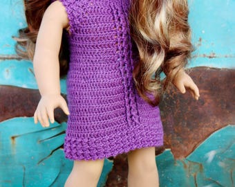Emry Dress Crocht Pattern for 18" Dolls