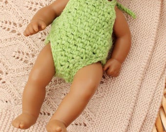 Crochet Pattern - 8" Doll Baby Bodysuit