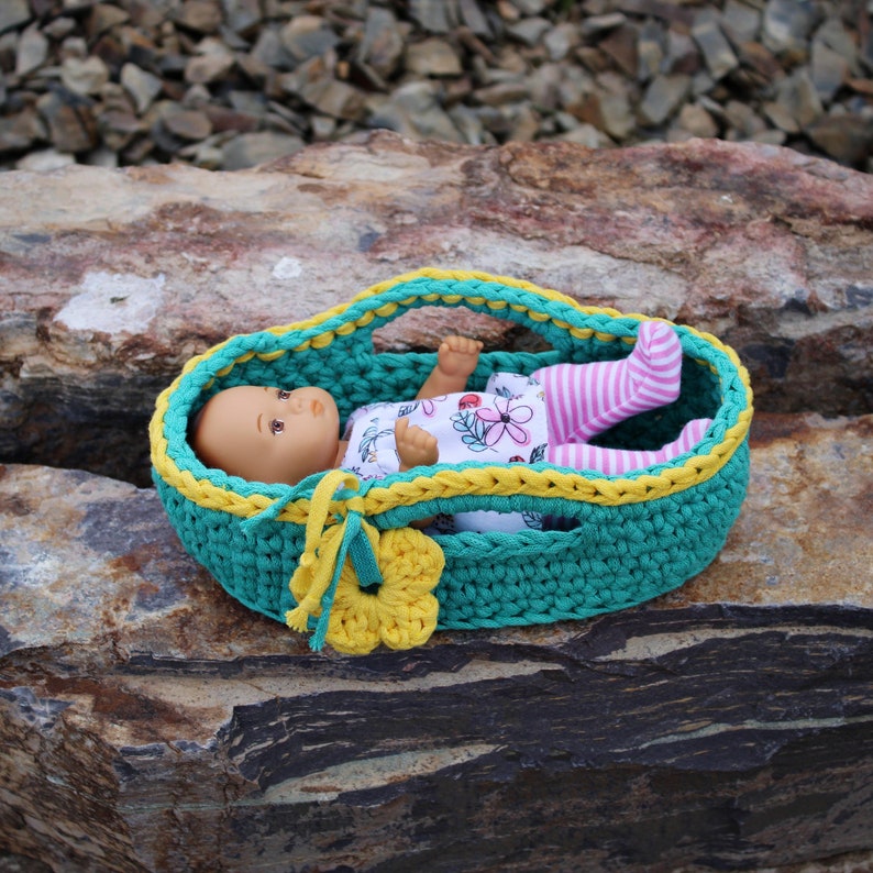 Download Now CROCHET PATTERN 8 Doll Baby Basket - Etsy