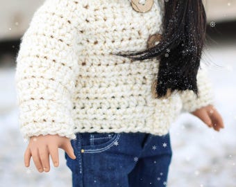 Patrón de crochet para chaqueta con capucha para muñecas de 45 cm (descarga en PDF)