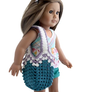 Jetzt Downloaden - HÄKELANLEITUNG 18 "Puppe Häkeln Strand Tasche Muster