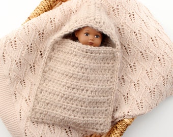 Crochet Pattern - 8" Doll Baby Sleep Sack