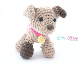 Download Now - CROCHET PATTERN Spot the Puppy with collar and leash PDF 84