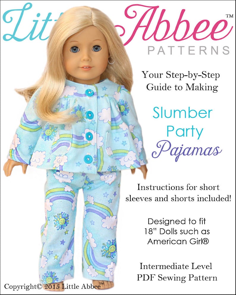 18 doll pajamas