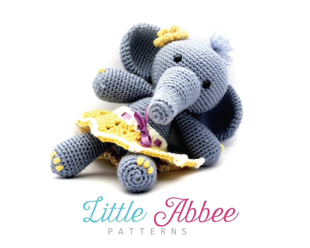 Download Now - CROCHET PATTERN Emmy Elephant PDF 104 - Etsy