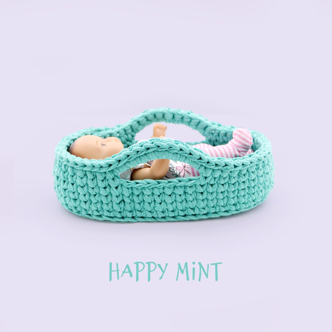 Download Now CROCHET PATTERN 8 Doll Baby Basket - Etsy