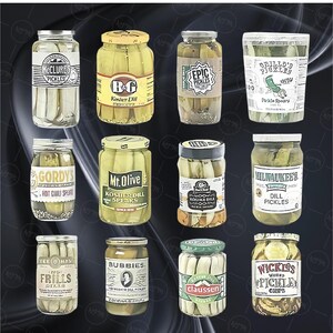 Sottaceti vintage PNG, Etichetta per barattolo di sottaceti all'aneto fatti in casa PNG, Cucina in conserva retrò PNG, Download digitale