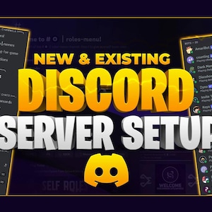 Custom Discord Server Setup with Animated Logo & Channel Banners – Professional Branding and Unique Design for Your Community