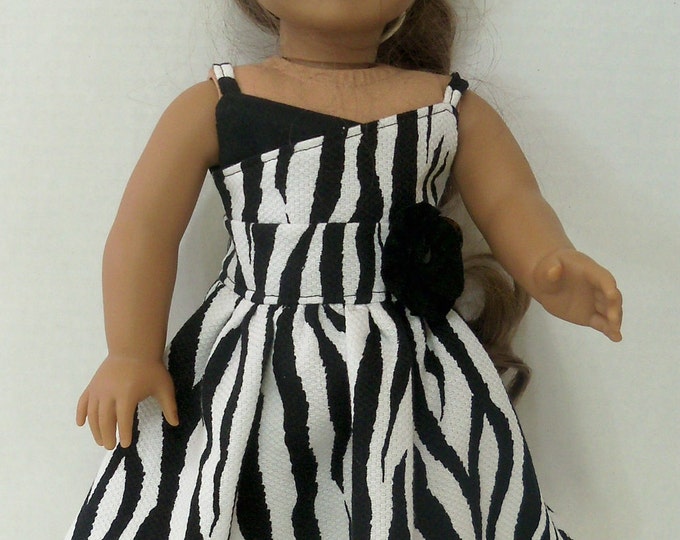 I8 Inch Doll Clothes American Girl Zebra Print Wrap Top Etsy