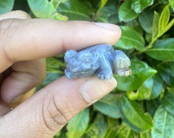 Mini Frog Crystal Carvings