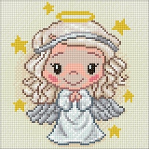 Diamond Painting Kit – Angel by Crafting Spark CS2557. Heavenly Angel Design for Spiritual Art. Handmade Gift Idea
