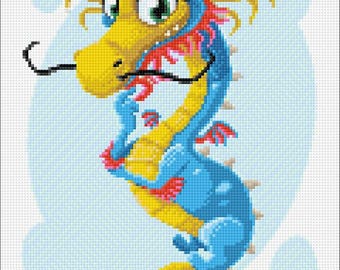 Diamond Dotz Mythischer Drache – Diamond Painting Set, Ca. 68 X 47 Cm, Mit Steinchen, Werkzeug & Anleitung
