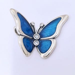 Pandora Silver S925 ALE Blue Oversized Butterfly Charm