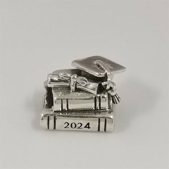 Pandora 925 Sterling Silver 2024 Bachelor's Hat Degree Certificate